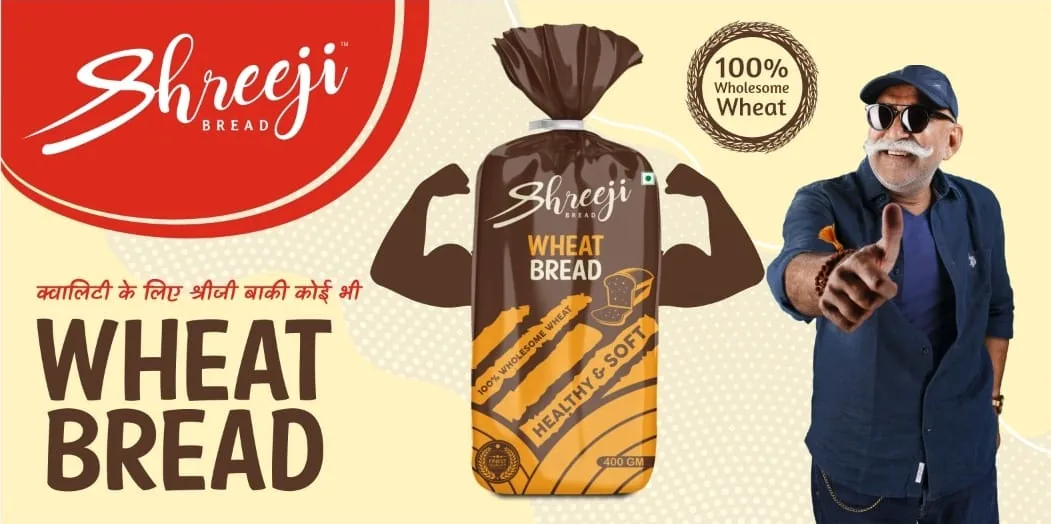 Wheat bread brand campaign featuring Mehul Vadodaria