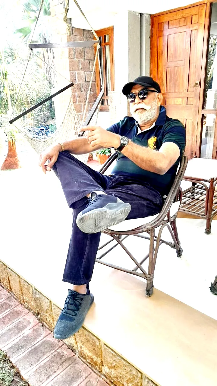 Mehul Vadodaria seated on a terrace